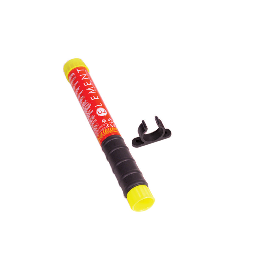 Extincteur compact Element E50 avec un clip de fixation