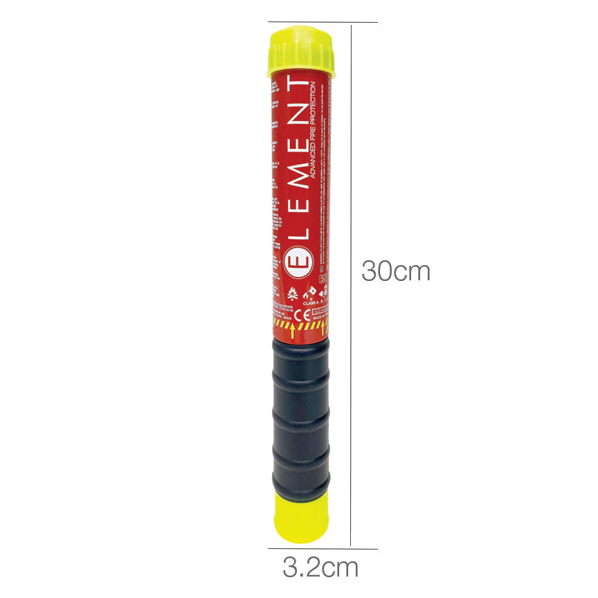 Dimensions de l'extincteur compact Element E50